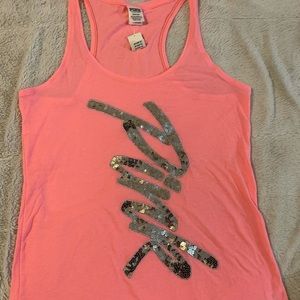 Pink tank top